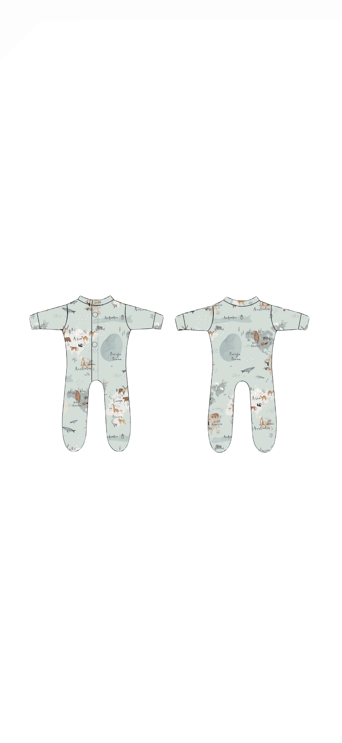 BRAXTON Doll Footie
